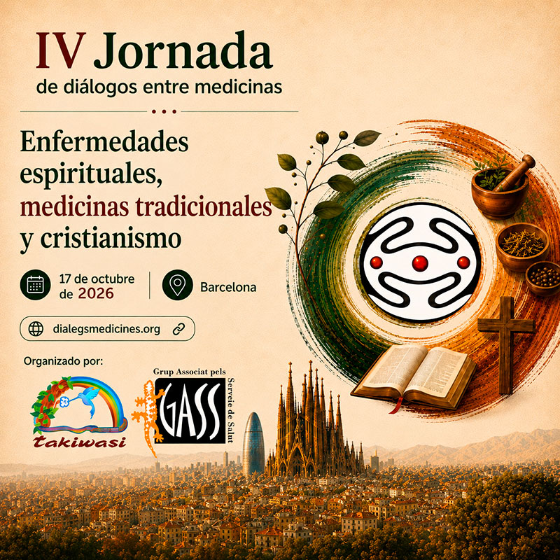 Afiche de la IV Jornada de diáologo entre medicinas